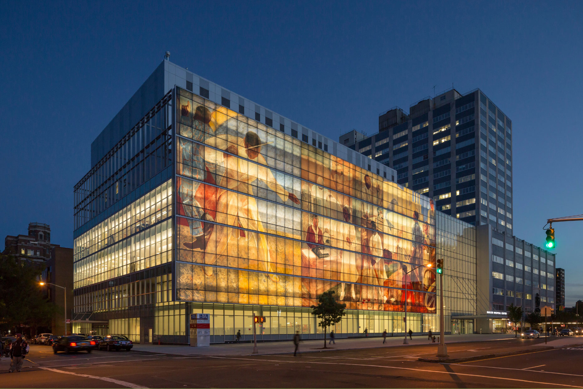 Harlem Hospital Center public art display