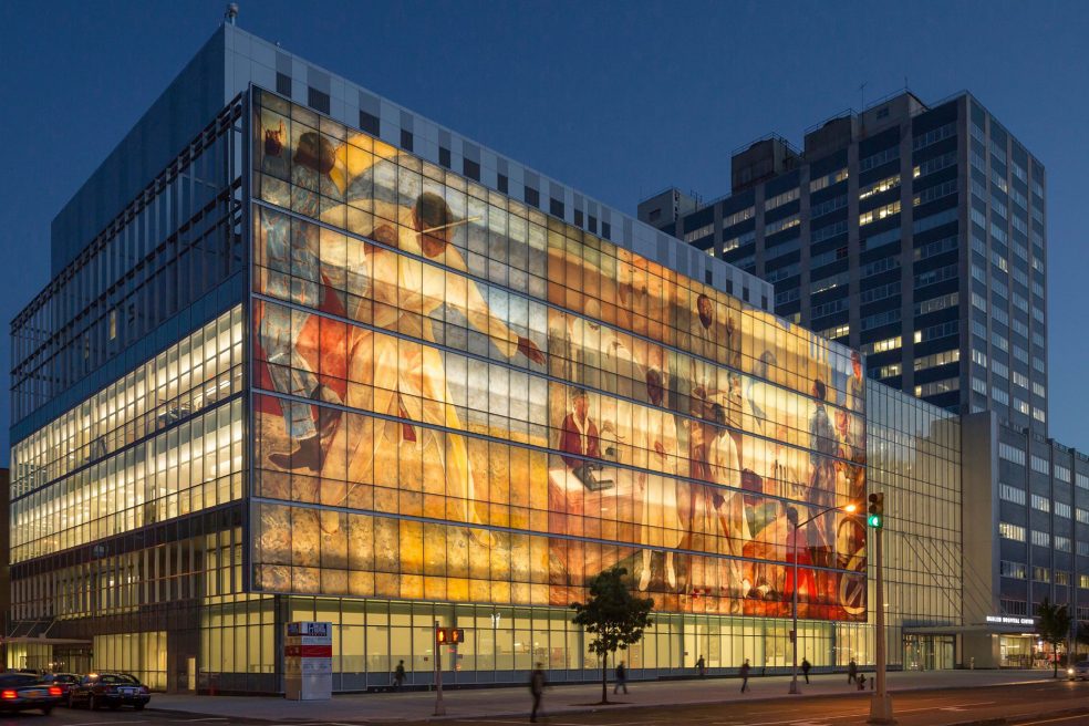 Harlem Hospital outside