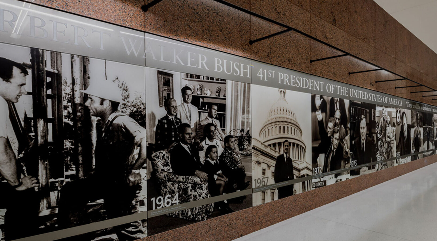 George H. W. Bush State Office Building Public Art Display