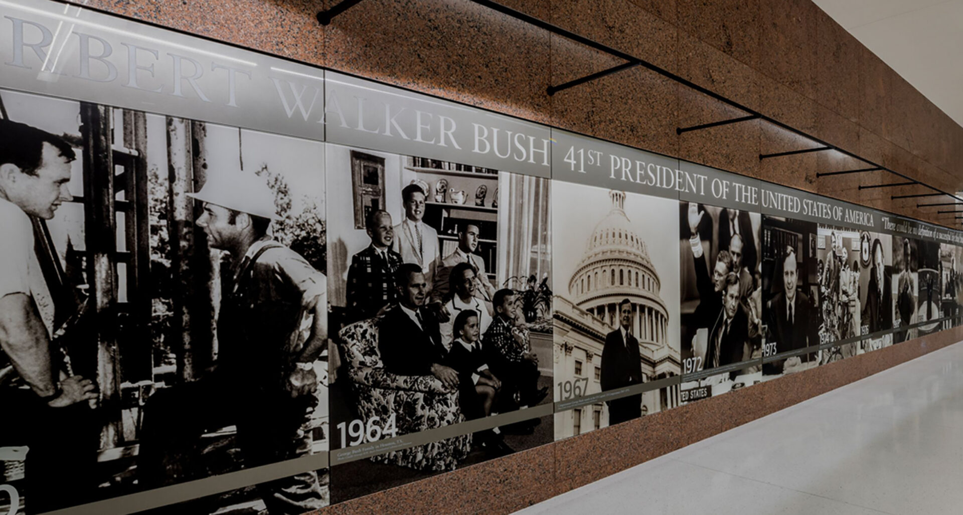 George H. W. Bush State Office Building Public Art Display