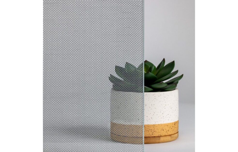 Silver MeshFusion Laminated Glass